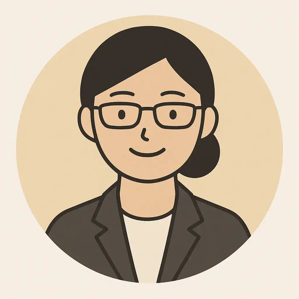 展示一位客户的卡通头像,用于说明雇佣合同翻译去重案例中 S 女士的合同重复率分析与费用节省情况。